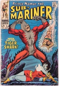 SUB-MARINER ISSUE # 5 SILVER AGE COMIC