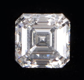 3.90CT VVS-2 SQUARE EMERALD CUT LAB DIAMOND W/ IGI