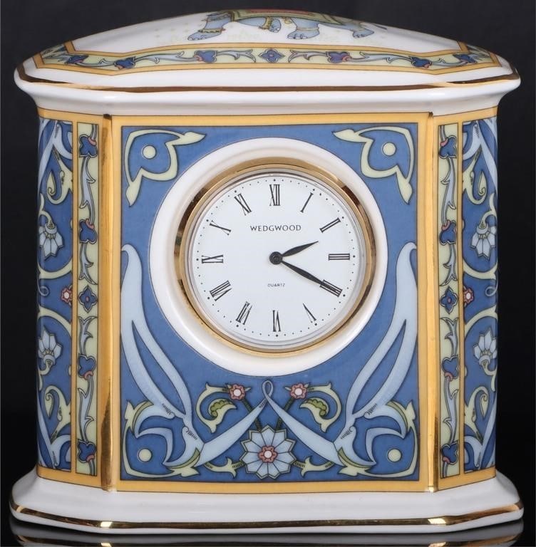 RETIRED WEDGEWOOD DESK MANTLE CLOCK (1 of 5)