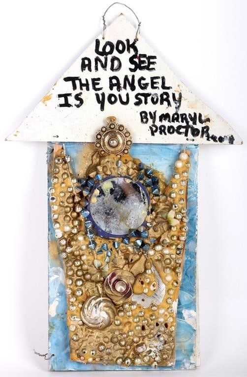 MARY L. PROCTOR 'ANGEL IN YOU' OIL ON BOARD STORY (1 of 5)