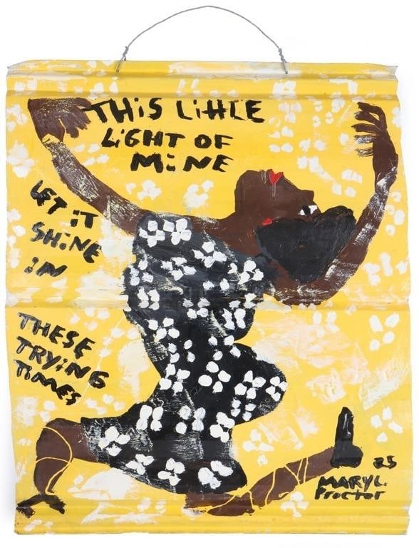 MARY L. PROCTOR 'THIS LITTLE LIGHT OF MINE' OIL (1 of 4)