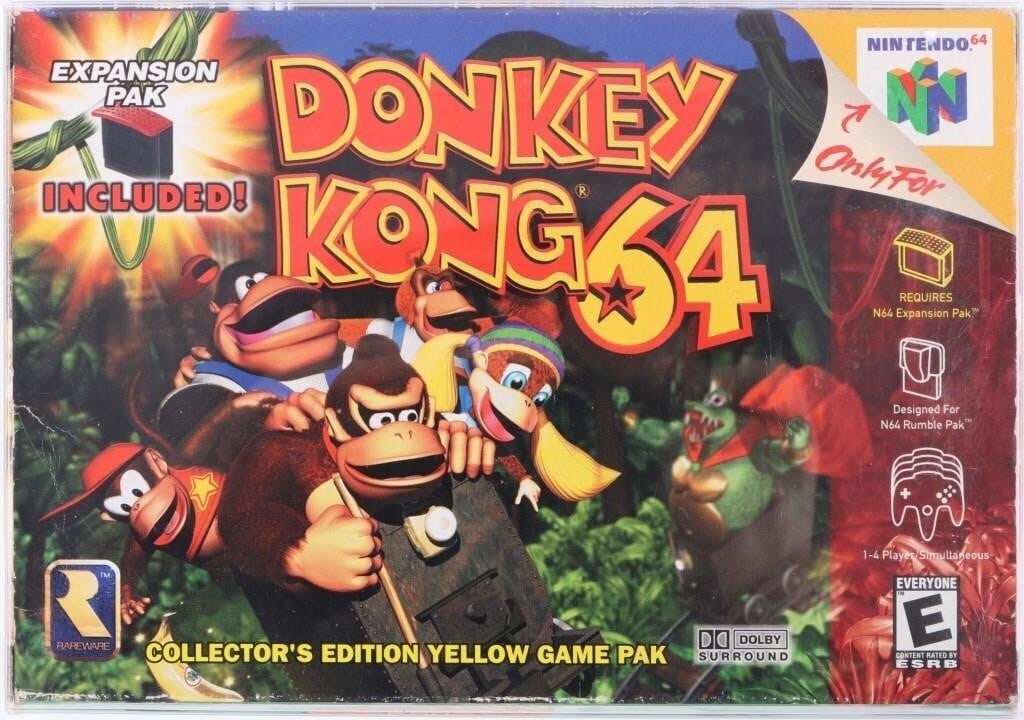 DONKEY KONG 64 COLLECTOR'S EDITION W/ EXPANSION (1 of 3)