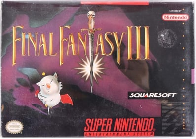 FINAL FANTASY III (FF VI) SNES COMPLETE IN BOX