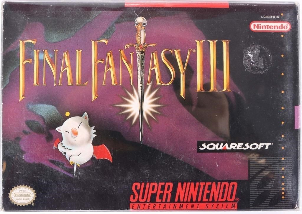 FINAL FANTASY III (FF VI) SNES COMPLETE IN BOX (1 of 3)