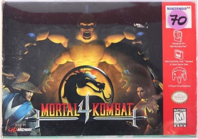 MORTAL KOMBAT 4 N64 COMPLETE W/ BOX