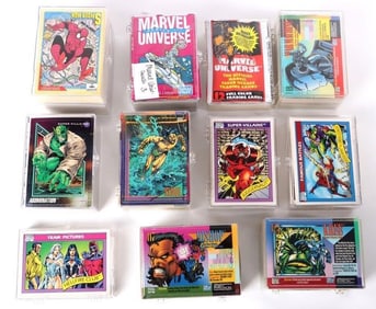 IMPEL/SKYBOX MARVEL UNIVERSE SER. 1-4 COMPLETE NM+