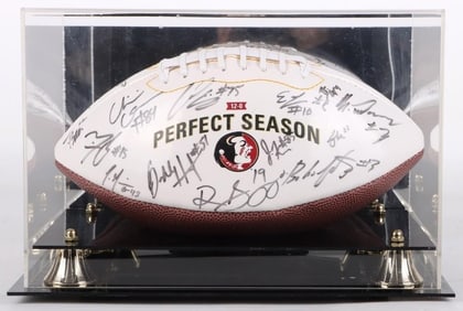 2013 FSU PERFECT SEASON TEAM SIGNED FOOTBALL