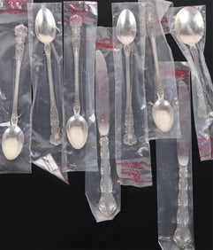GORHAM STERLING SILVER FLATWARE (8) NEVER OPENED