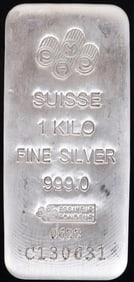 FINE SILVER 1 KILOGRAM PAMP SUISSE BULLION