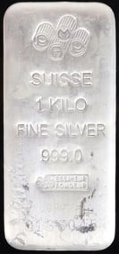 FINE SILVER 1 KILOGRAM PAMP SUISSE BULLION
