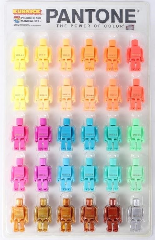 SEALED NEW MEDICOM KUBRICK PANTONE 30 PIECE SET (1 of 4)