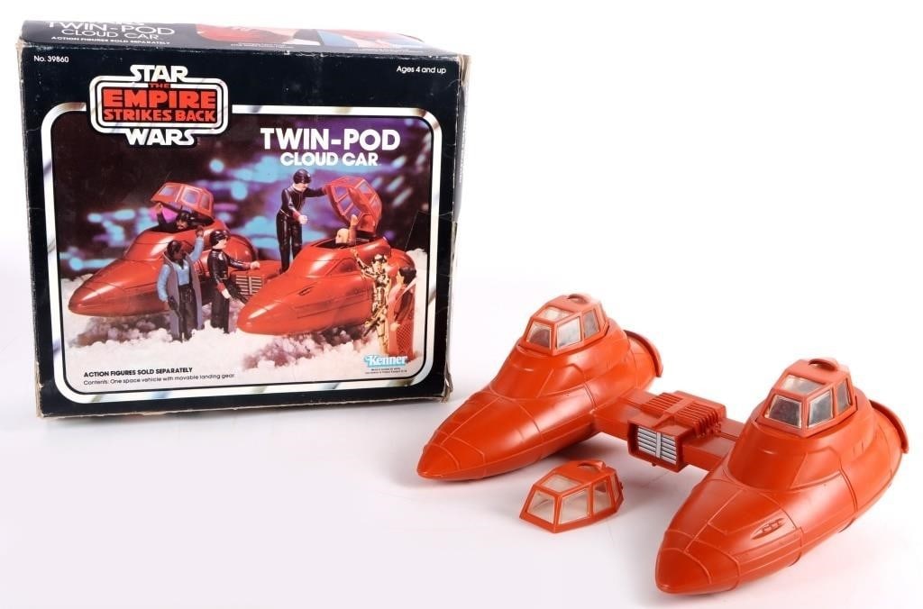 STAR WARS 1980 TWIN-POD CLOUD CAR ESB W/ BOX (1 of 7)
