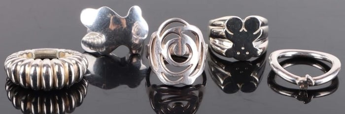 DESIGNER TOUS STERLING SILVER LADIES RINGS