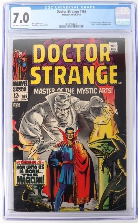 DOCTOR STRANGE #169 1ST SOLO ISSUE CGC 7.0 (1 of 3)