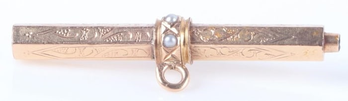 14K YELLOW GOLD ANTIQUE VICTORIAN WATCH KEY WINDER