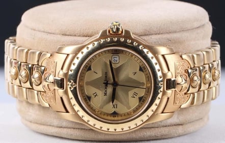 MICHAEL JORDI SPIRIT OF THE WEST GOLD-TONED WATCH