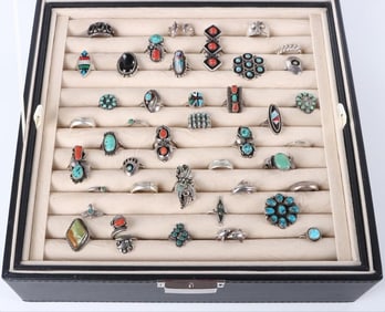SOUTHWEST STERLING JEWELRY COLLECTION W/ BOX