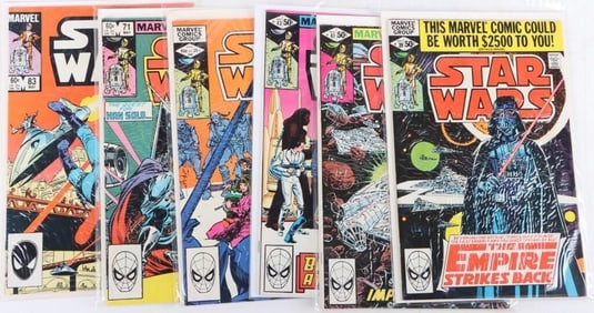 ASSORTED STAR WARS (1977) HIGH GRADE COMICS - (6)