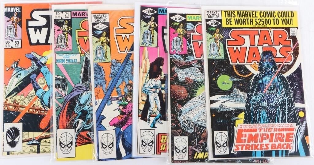 ASSORTED STAR WARS (1977) HIGH GRADE COMICS - (6) (1 of 4)