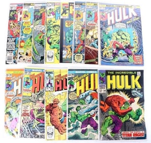 INCREDIBLE HULK COMIC COLLECTION - LOT OF 13