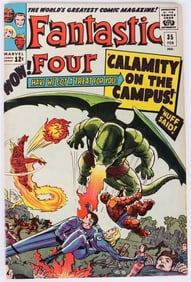 FANTASTIC FOUR #35 SILVER AGE 1ST APP DRAGON MAN