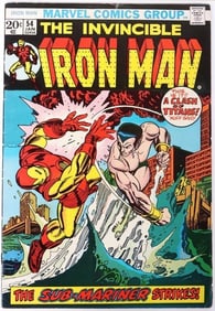 INVINCIBLE IRON MAN #54 1ST ISSUE W/ M. MACEVIL