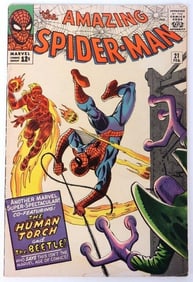 THE AMAZING SPIDER-MAN #21 2ND ISSUE W/ BEETLE