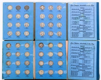 NEAR COMPLETE WASHINGTON QUARTER 1932-1959 SET