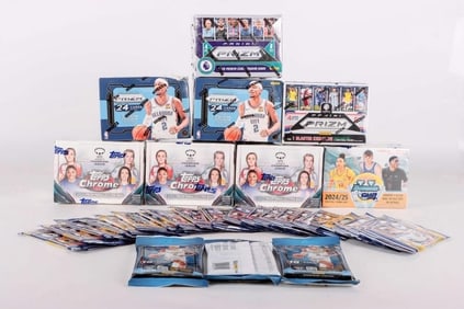 MEGA LOT SEALED BASKETBALL & SOCCER CARDS