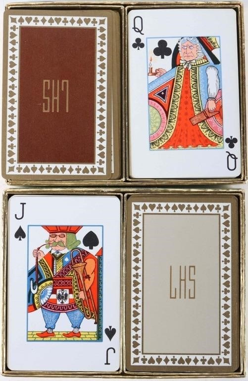 TIFFANY & CO. BOXED PLAYING CARD DECKS - (4) (1 of 6)