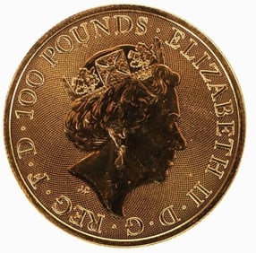 2021 FINE GOLD 1OZ GREYHOUND OF RICHMOND 100 POUND