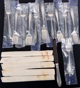 STERLING SILVER PRELUDE INTERNATIONAL FLATWARE--17