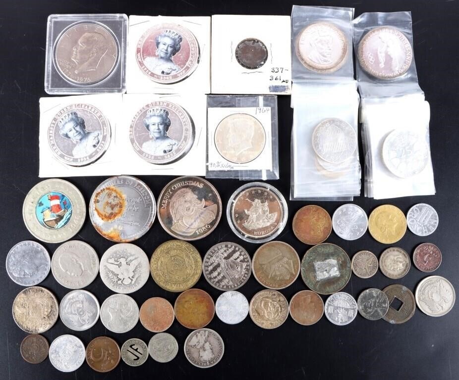 ASSORTED U.S. & FOREIGN COLLECTIBLE COINAGE LOT (1 of 4)