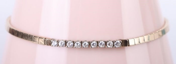 0.36CTW DIAMOND 14K YELLOW GOLD LADIES BRACELET