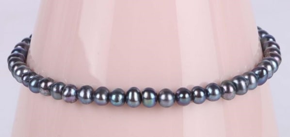 TAHITIAN PEARL LADIES BRACELET W/ 10K YELLOW GOLD
