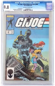 GI JOE REAL AMERICAN HERO MARVEL 63 CGC 9.8