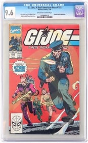 GI JOE REAL AMERICAN HERO MARVEL # 102 CGC 9.6