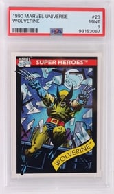 1990 MARVEL UNIVERSE WOLVERINE #23 MINT 9