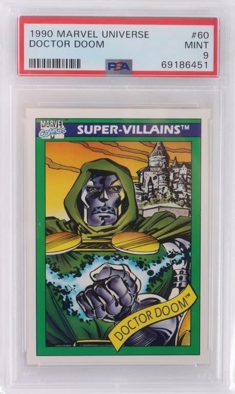 1990 MARVEL UNIVERSE DOCTOR DOOM #60 MINT 9 (1 of 3)