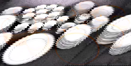 HUGE SET OF MIKASA JAPAN PALATIAL GOLD DINNER SET