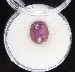 5.70CT OVAL STAR RUBY LOOSE GEMSTONE