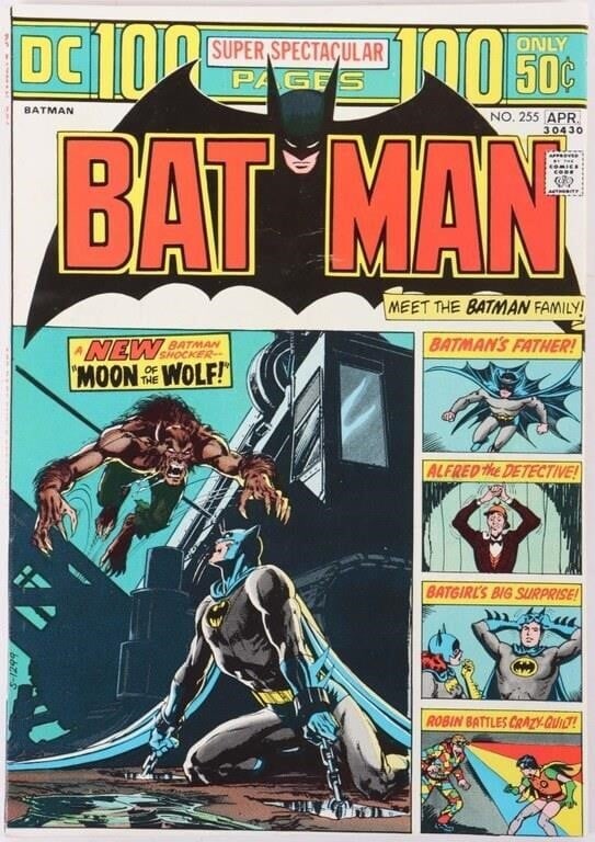 BATMAN ISSUE # 255 SILVER AGE COMIC NEAL ADAMS (1 of 5)