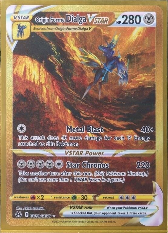 2023 POKEMON TCG ORIGIN FORME DIALGA GG68/GG70 (1 of 2)