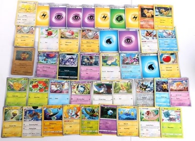 ASSORTED POKEMON CARDS 2020-2024 LOT - (44)