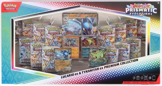 POKEMON TCG LUCARIO & TYRANITAR PREMIUM COLLECTION