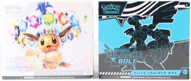 POKEMON ELITE TRAINER BOXES BLACK BOLT PRIS EVO