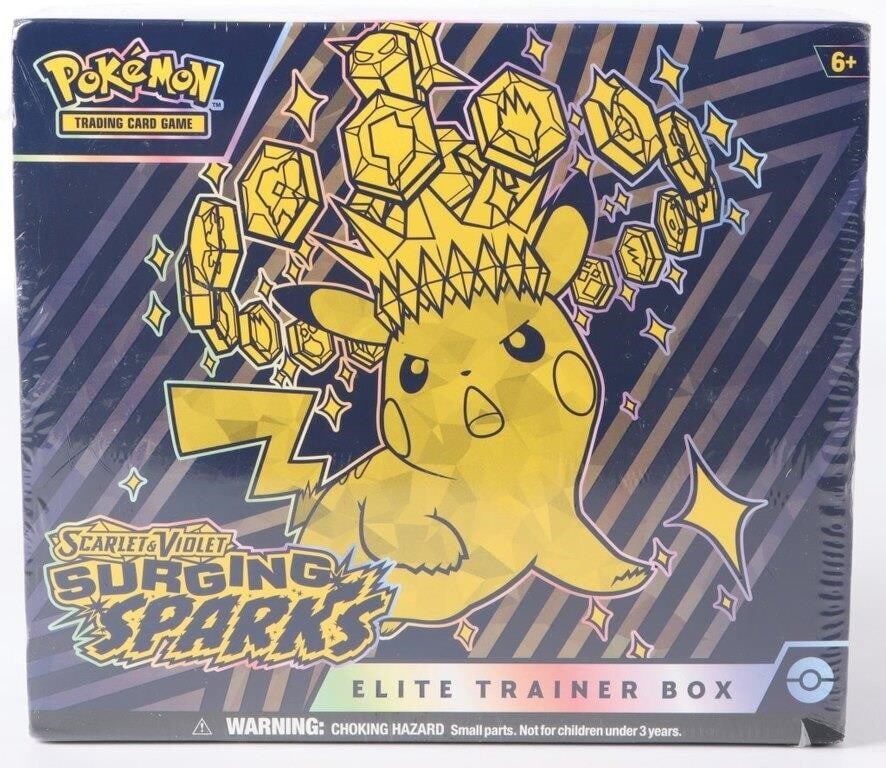FACTORY SEALED POKEMON SURGING SPARKS ETB (1 of 3)