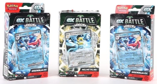 POKEMON TCG EX BATTLE DECK LOT OF 3