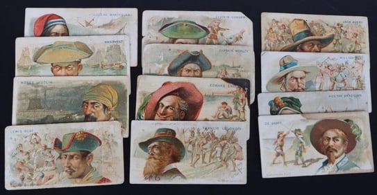 PIRATES OF THE SPANISH MAIN ALLEN/GINTER CARDS-14