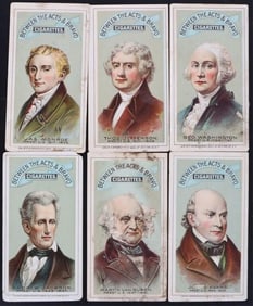BETWEEN THE ACTS & BRAVO PRESIDENT CIGARETTE CARDS